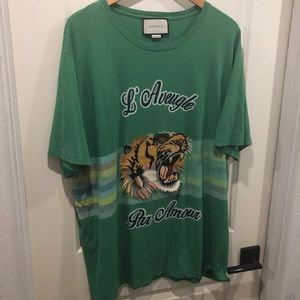 GUCCI RARE Snoopy tiger t shirt